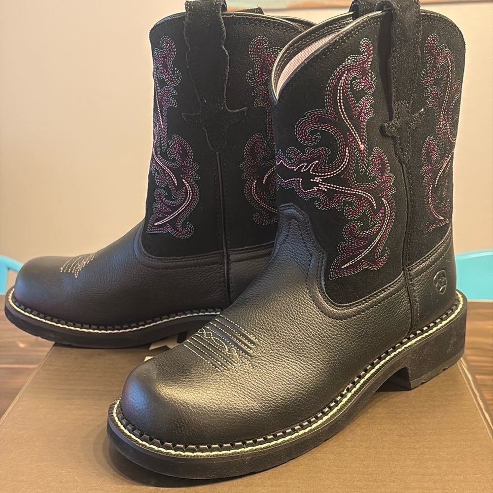 Ariat Black Heeled Boots Stylish Comfort